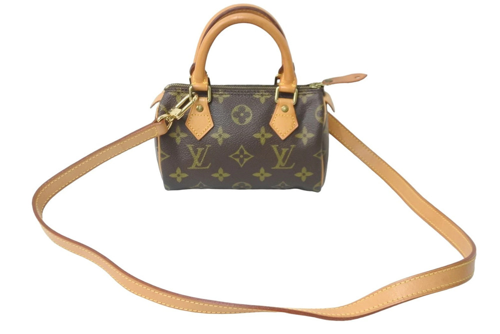 Louis Vuitton Speedy Handbag Monogram Brown leather